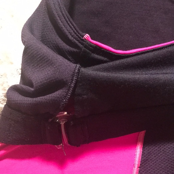 Lululemon Pink and Black Crossback Top Size- 8 - Picture 4 of 4